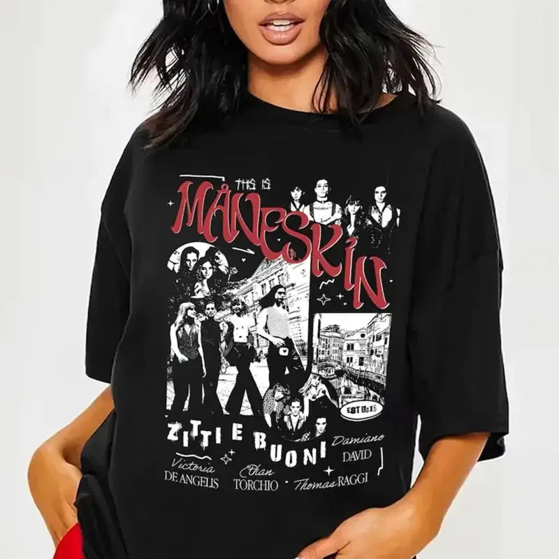 Live Rock - マネスキン Tシャツ M ネスキン ロックバンド Fa