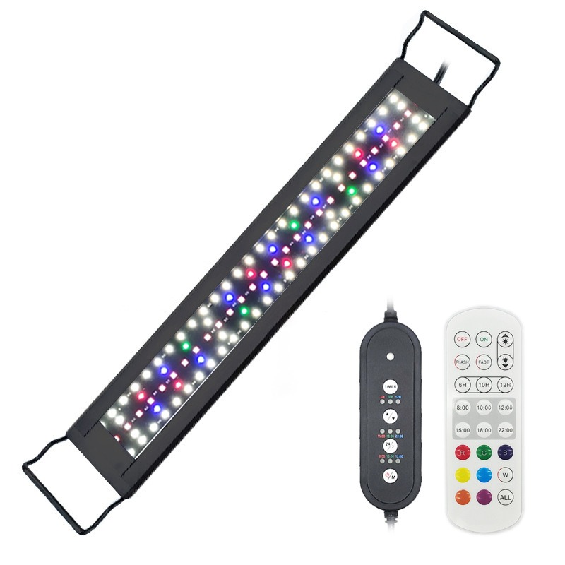 Reef Lighting - LED水槽ライト フルスペクトル 水草・サンゴ礁水槽用ランプ 調節可能な日の出・日没ライト 魚鉢ランプ 水槽照明