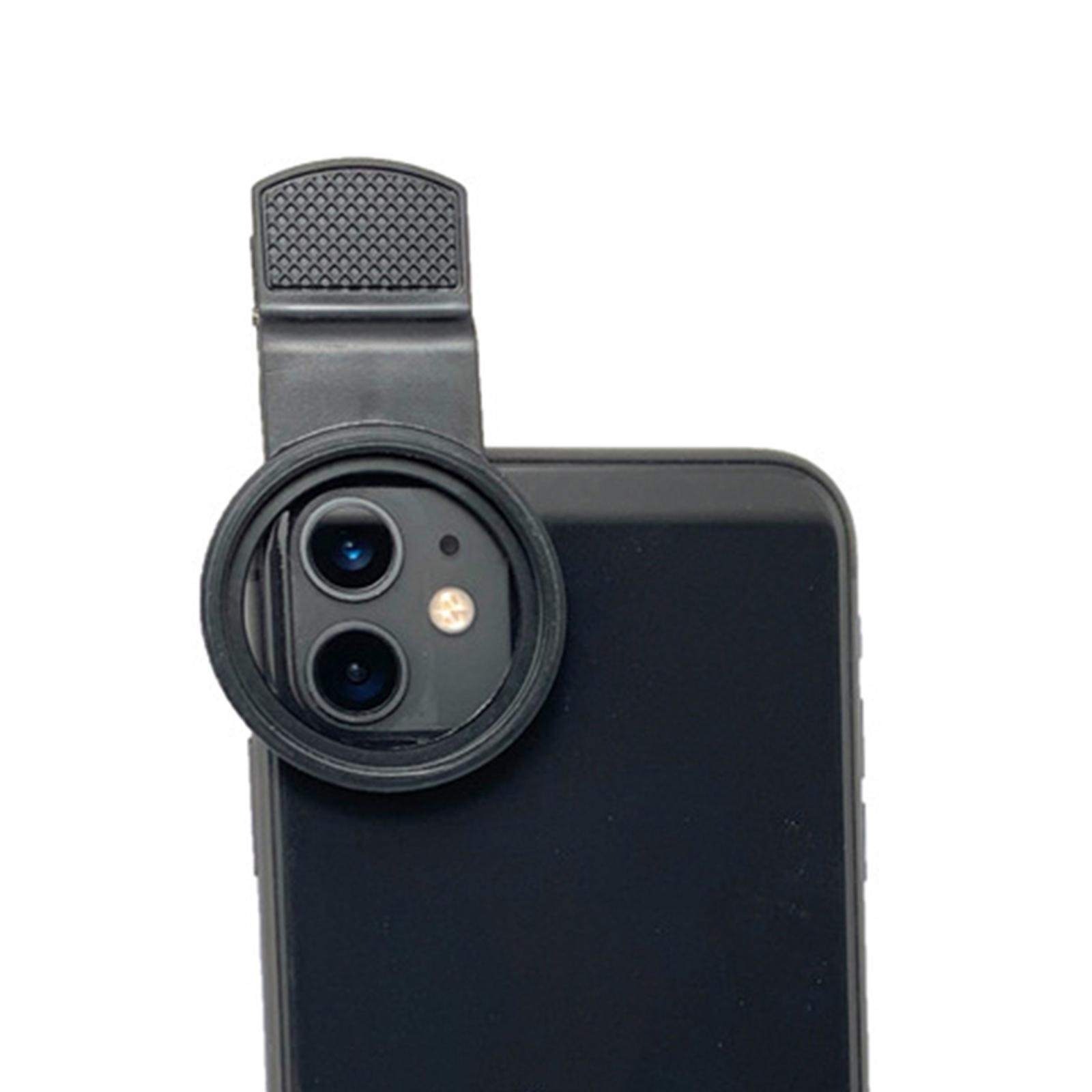 Marine Aquarium - 魚眼レンズカメラ、サンゴ礁写真撮影キット、ABSプラスチック製、スマートフォン用レンズフィルター、海水水槽観察用。