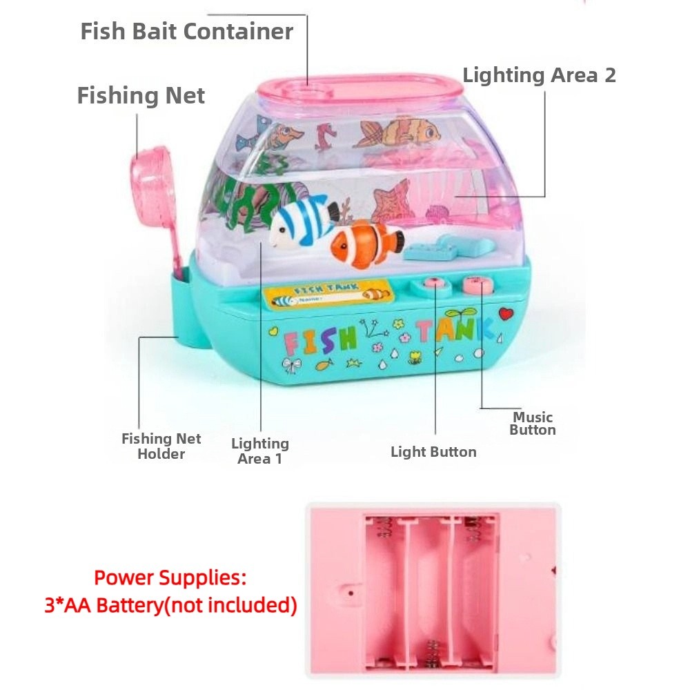 クリエイティブな人工水槽、音楽と光付き、LEDライトアップタ - Aquarium Marine Lights のレビューと価格