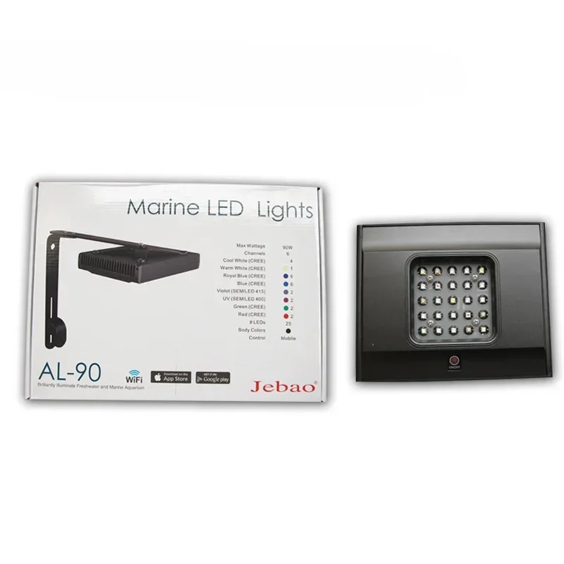 新型Jebao WIFI LEDサンゴライト マリンリーフラ - Reef Lighting のレビューと価格