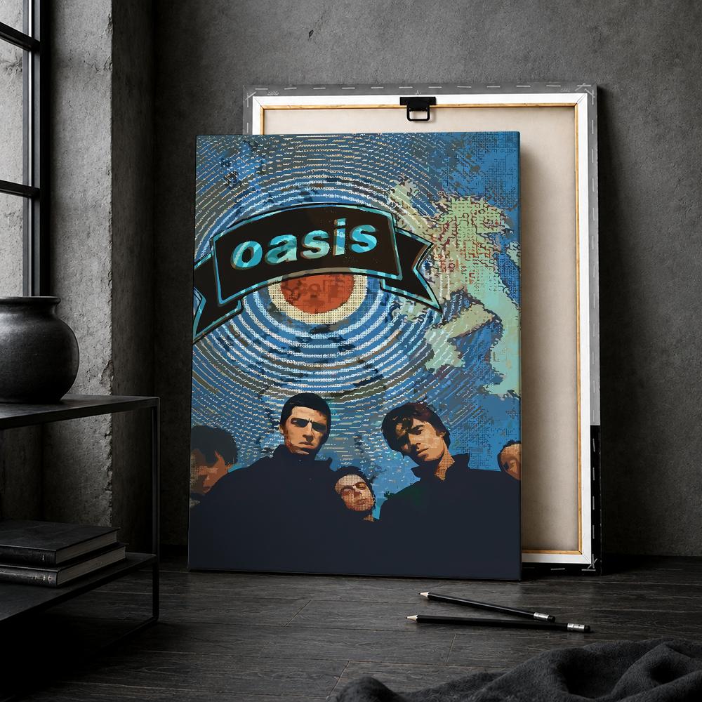 O-Oasisロックバンドのアルバムをモチーフにした、木製の - Live Rock のレビューと価格