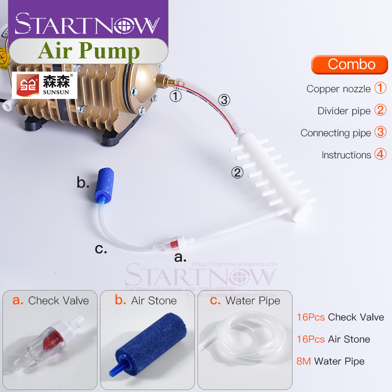 220V 185W 150L/min 電磁式エアコンプレッサ - Reef Tank Filter のレビューと価格