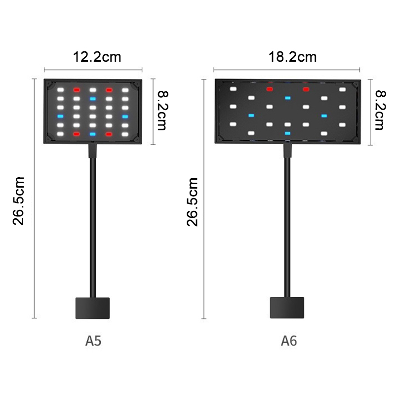 水族館 USB LED ライトフルスペクトル水生植物成長ラン - Reef Lighting のレビューと価格
