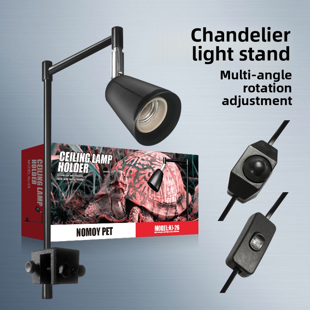 NOMOY 爬虫類ランプスタンド 調節可能なクランプ付き - - Aquarium Marine Lights のレビューと価格