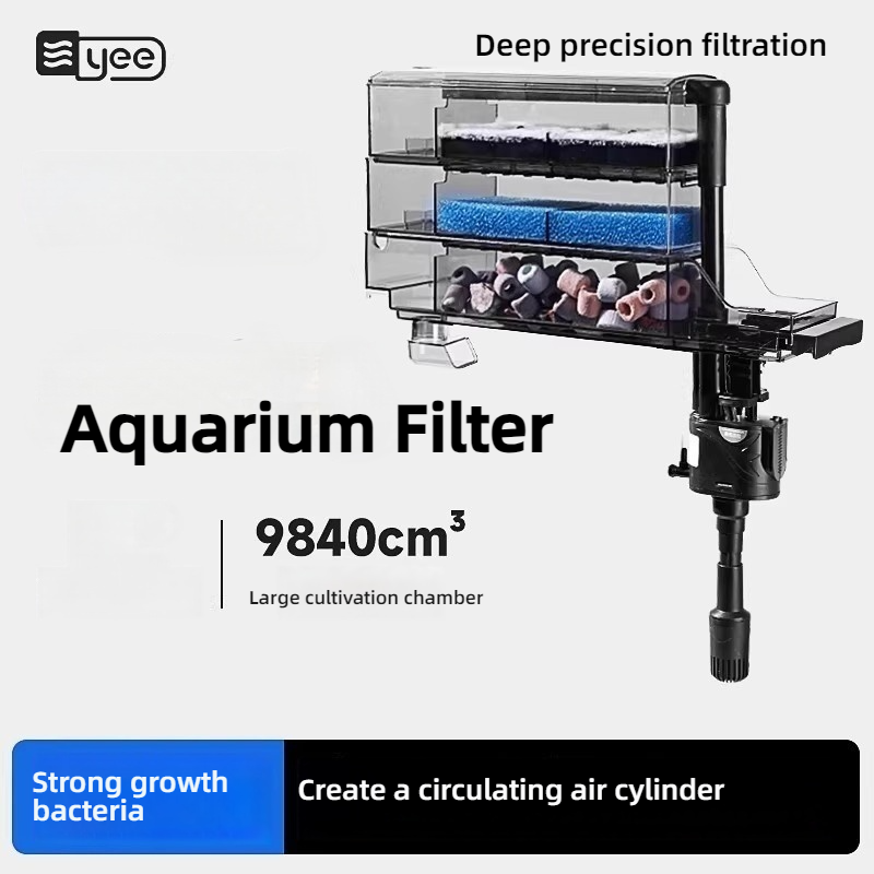 イーアクアリウムフィルター浄水フィルターボックス循環3in1 - Reef Tank Filter のレビューと価格