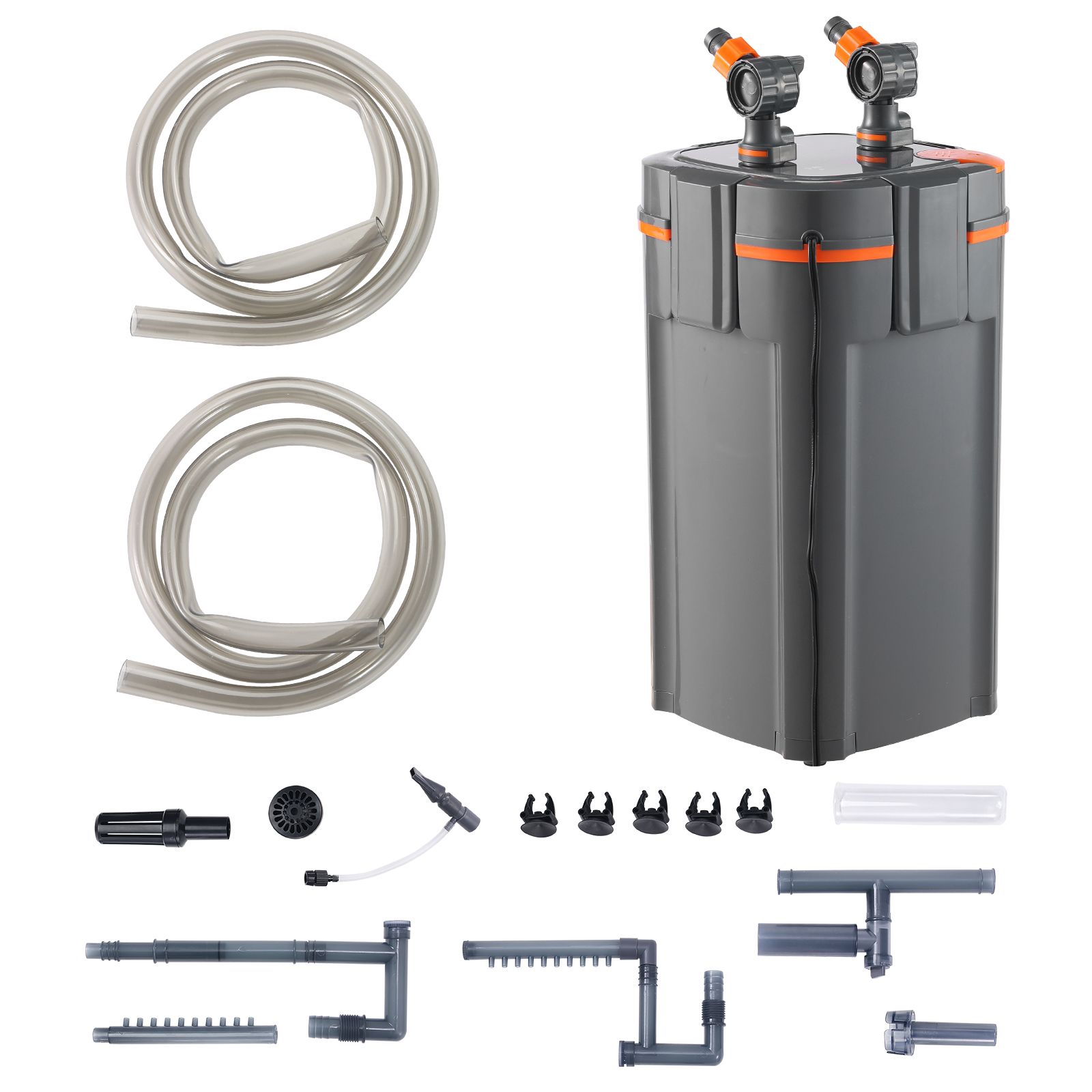 水槽フィルター 528GPH、5段階カニスターフィルター 2 - Reef Tank Filter のレビューと価格
